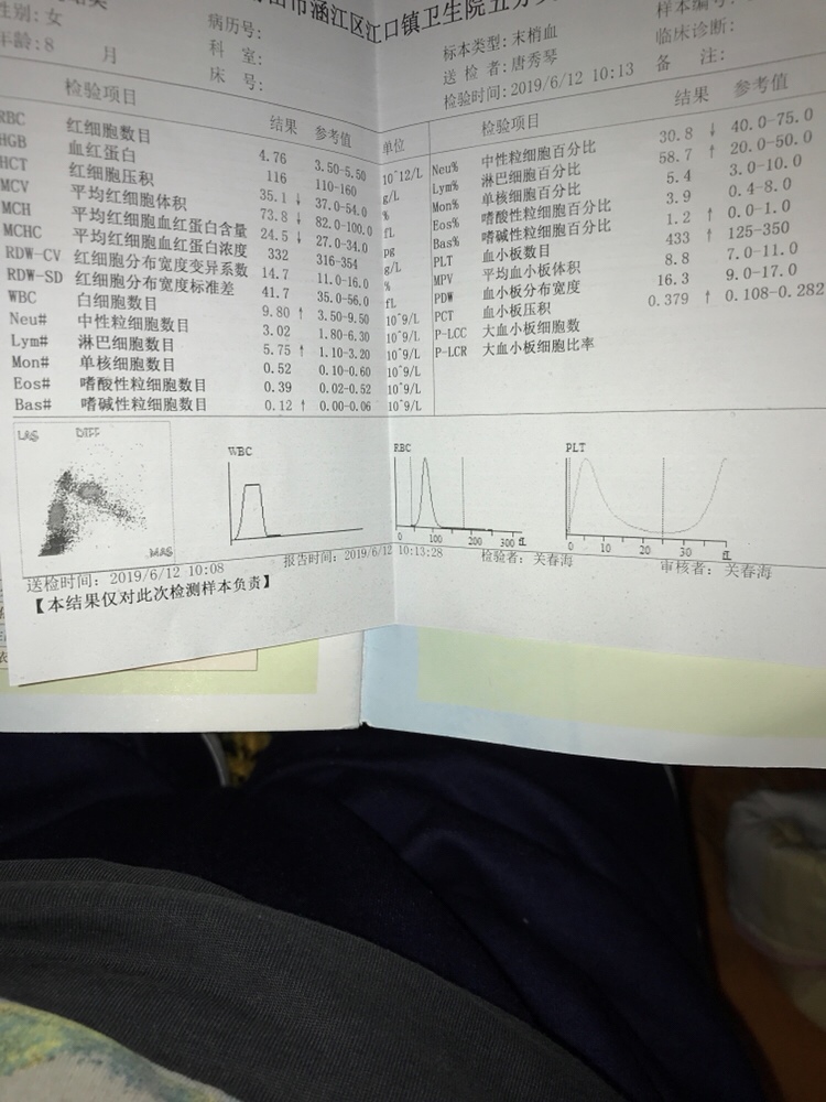 宝宝八个月去体检，这单子好多高高低低的医生也没说个什么。有哪位会看吗？