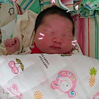 预产期提前五天  六斤三两