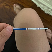 末次5月19号 今天测了一下浅浅的 不知道是不是