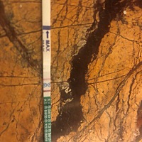 例假推迟三天，今天早上和下午测了两次，终于不是白板了……开心....接好孕.....