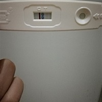 亲爱的孕妈们，第一个是今天2月份例假推迟8天测的，后来第九天例假来了，第二个是这个月测的例假推迟7天...