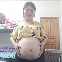孕周28 5，胖了20斤，看肚型看男女吧！