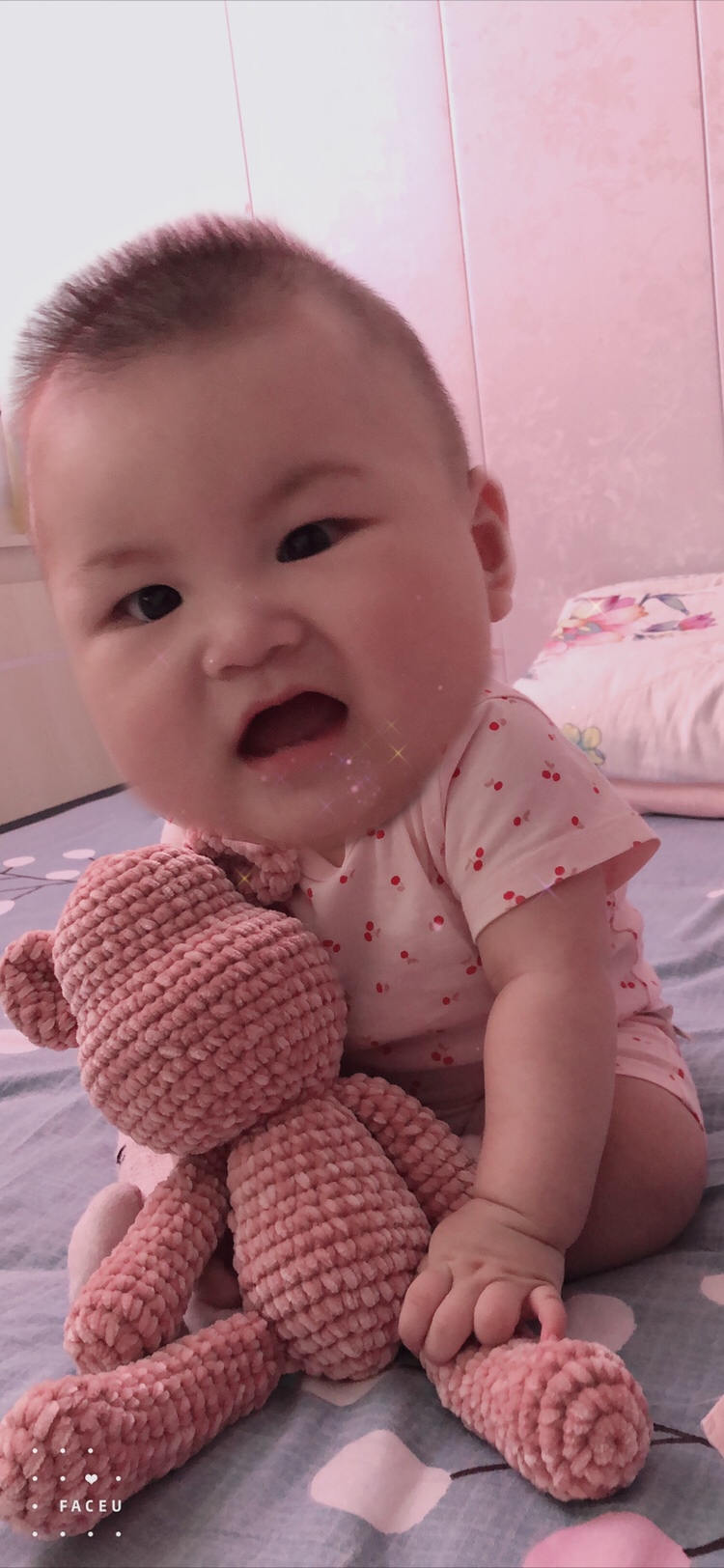 我宝看着都想流口水的大头贴
