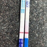 5月28的月经，今天测出弱阳性，有会看到吗