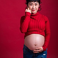 37周剖腹产2胎男宝一枚！