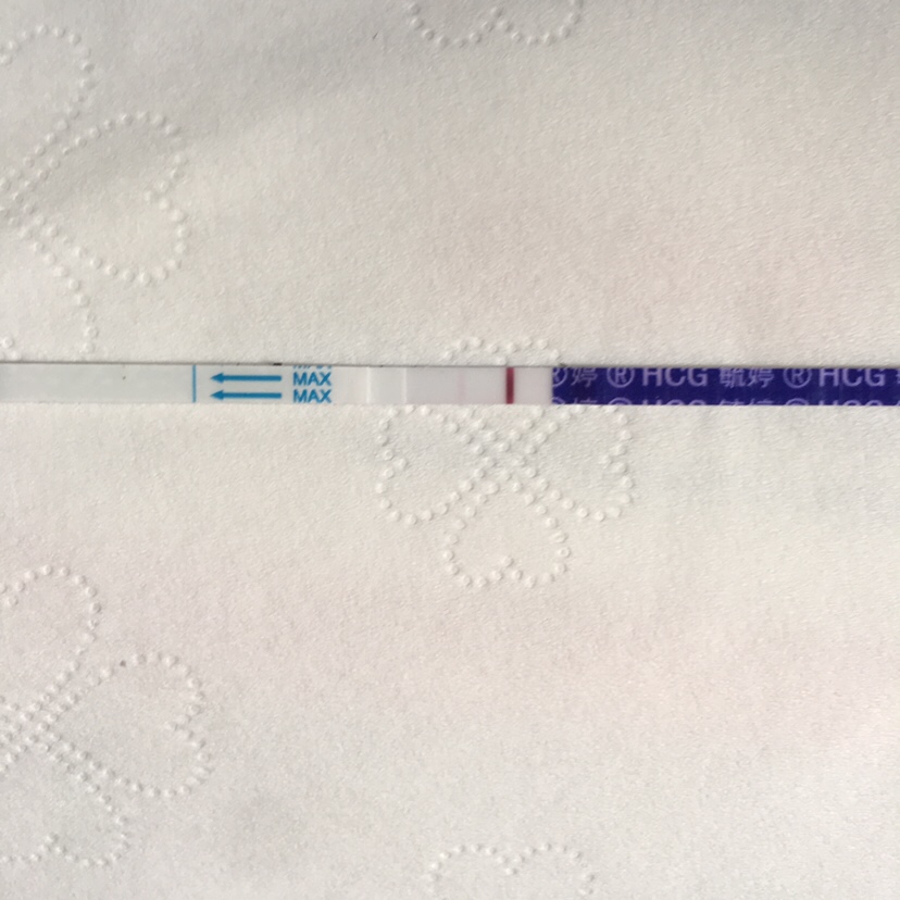 这个是今早晨尿测试的2019.5.21日八点十分