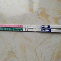 昨晚上用大卫检测给我惊喜明明有亲妈灰的（胸胀痛的），今天早上用上我唯一的毓婷结果白板（胸也不胀啦...