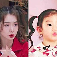 看看戚薇的女儿，再看看杨颖的儿子，有没有整容一目了然！ ​