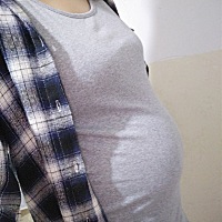 才24周5个多月，肚子像7个月一样