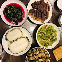 倒计时26天～除了前期孕吐住院，之后都是自己烧着吃～烧给老公吃😋希望能烧饭生之前