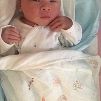 我的胡图图宝贝 欢迎你来到这个世界 愿你一生平安 健健康康 快快乐乐的长大 就像动画片里的胡图图一...