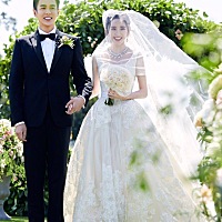 张若昀唐艺昕婚礼现场高清图来了，好甜好养眼[兔子] ​
