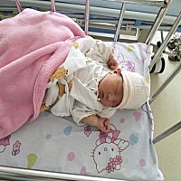 26日晚9:44收获男宝一枚！