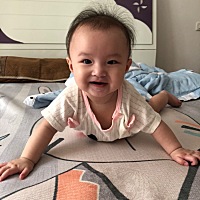 爱你宝贝，一天天变化真快。