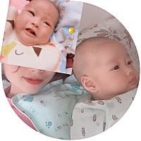 宝宝三个月11天，把他和往常一样放在沙发上躺着玩，没想到他这么快就翻身了，才起身走两步他就摔了下来...