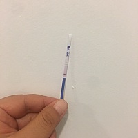 6月17日来月经，22号结束，今天测试一下，结果是没有，是不是测太早了