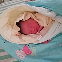 宝贝出生5天了，2019年6月28日上午剖腹产7斤1两男宝宝一枚。母子平安！