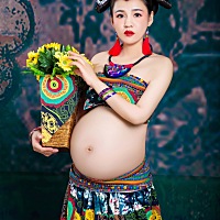 哈哈 晒晒我的孕照