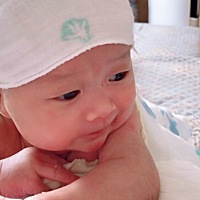 我宝今天满月啦！