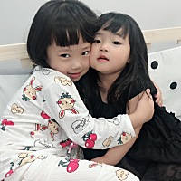 我的宝贝们，两女一男。但愿你们未来成长的路快快乐乐的。
