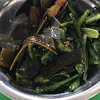 16+4，在饭堂吃了海带