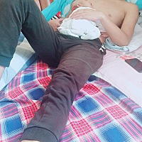 这难道就是传说中的爸爸带娃活着就行了😓😓😣