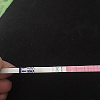 昨天今早都测出这样子的排卵试纸，app显示今天排卵，昨天白天有水样白带出现，和带血丝的透明白带，今早...