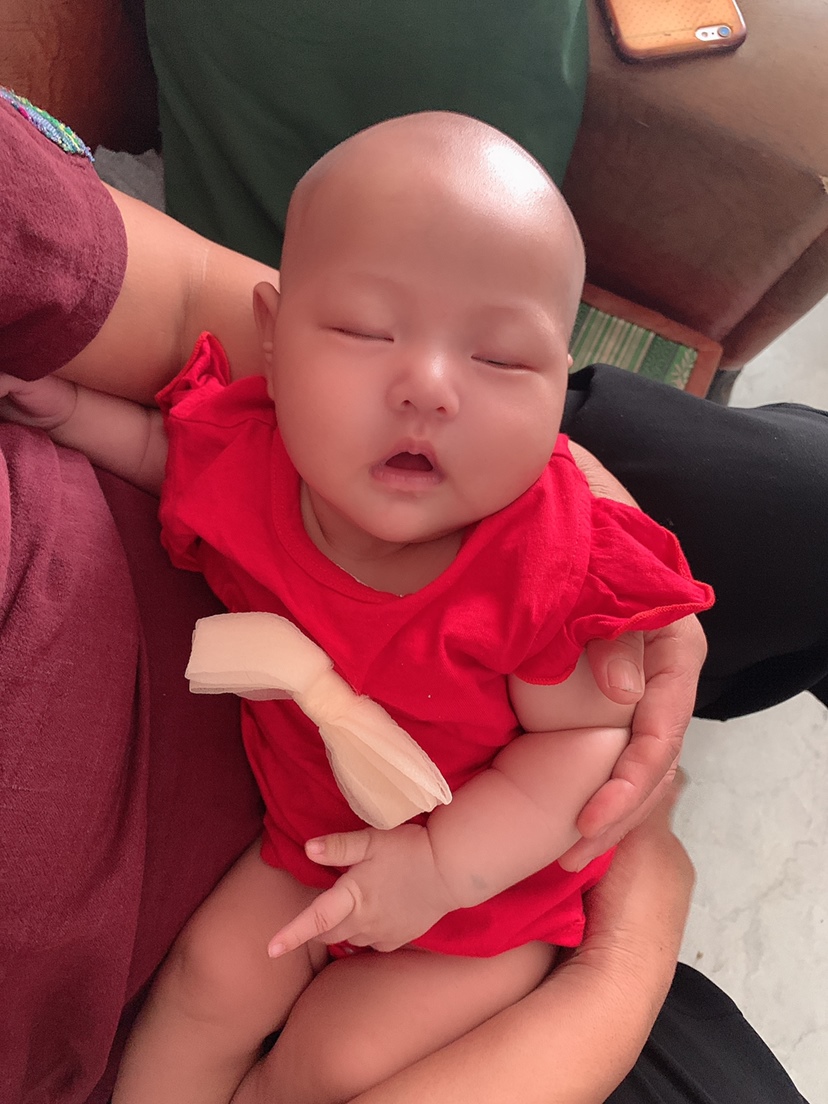 剃过头发的时候😄
