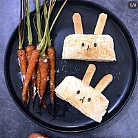 在家闲的无聊提前做了个晚餐~近期吃饭感觉兴趣不大，一样的饭换个造型吃起来更香呢，居然都吃光光了