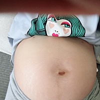 二胎七个月超显怀，十个有久个人都说是儿子，听了觉得好郁闷哦