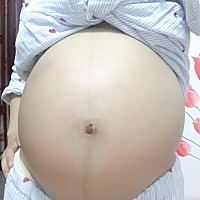 38周+4了，一胎没有妊辰纹，这个二胎，现在没有，不知道生了后会不会长？现在体重112斤了。