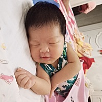 宝贝闺女二十天了
