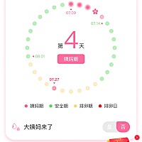 姨妈显示32周期，上个月6月7来的姨妈，现在还没来。