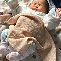 剖宫产第6天😂才来报道 六月初六又喜提一件6.6斤小棉袄❤️ 名字：艾墨一（心心）🎈英文名：Sum...