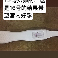7.2号排卵，16结果希望宫内好孕
