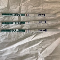 看看这是怀还是没怀呢？例假退迟已有三天了，