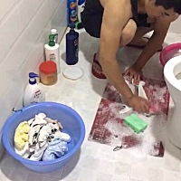 要当爸爸就要把准妈妈和宝宝该用的东西先洗好。
