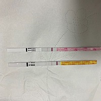 我测了两根，请问姐妹们HCG那根是什么意思呀？因为过两天是月经期，我怕是月经期前的印，不太懂，请大家...