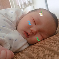 7斤7两 小猪宝！希望小叮当能健健康康的成长！！！