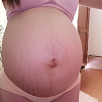 肚型猜男女   37周   临近卸货