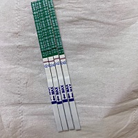 测了几天都是很浅的印子是什么情况？