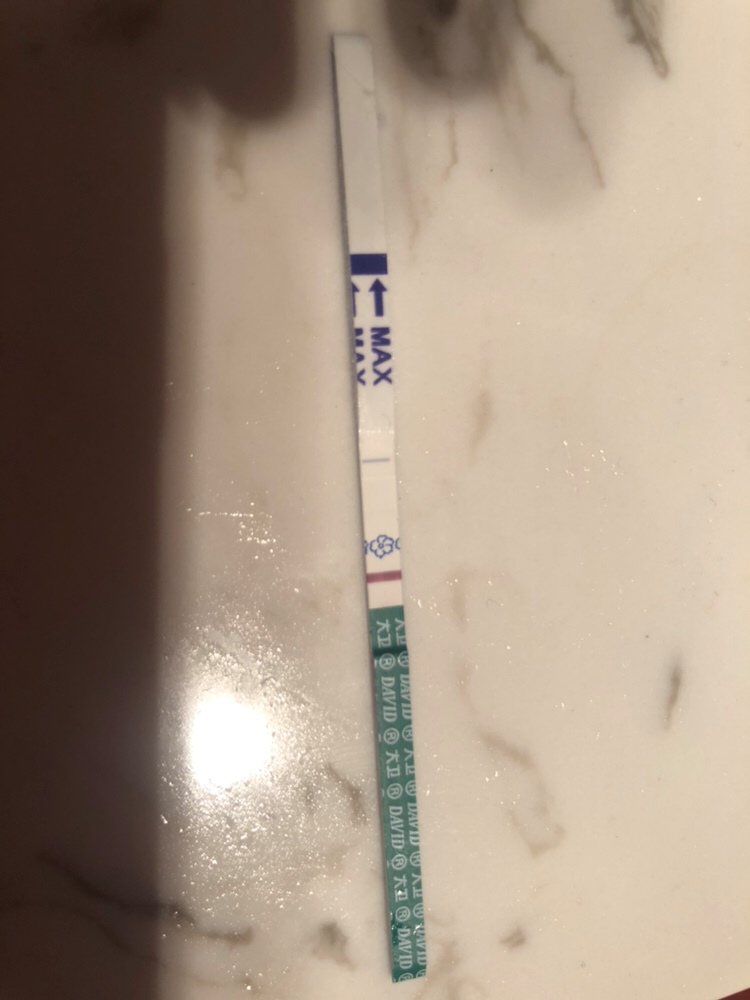 这是前天下午测的。就是觉得有一点点