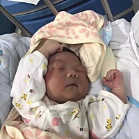 报喜了，小公主👸一枚   留级宝宝终于舍得出来了😄😂