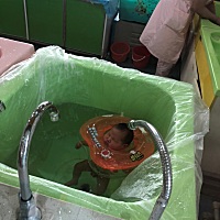 37周，宝宝出生了，由于孕期血糖高，孩子提前出生了，出来8斤，宝宝棒棒哒一切指标正常，对了，男宝哦，...