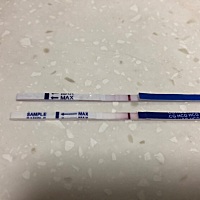 今天30号，早上测了2次，是不是我自带双杠眼，怎么感觉好多杠😂😂