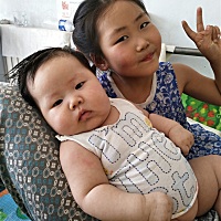 幸福呀😊！我的两个宝贝闺女(๑˙❥˙๑)！一定以后是幸福的！爱你们！大宝贝很听话！对妹妹也很照顾...