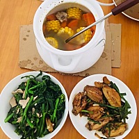 分享孕期餐，都是老公做的荤素巧妙搭配真是营养又美味，