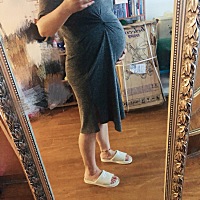 谁说大圆肚子就生女儿🌚我这不是生了个皮夹克😂😂