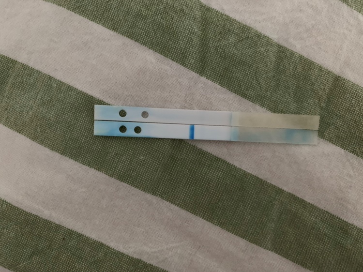 可丽蓝显示未怀孕，我就拆开看是这样