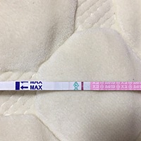 24号来的今天月经，今天3号有同房无措施，排卵试纸显示这样，左边红线不是很明显，会怀孕吗？